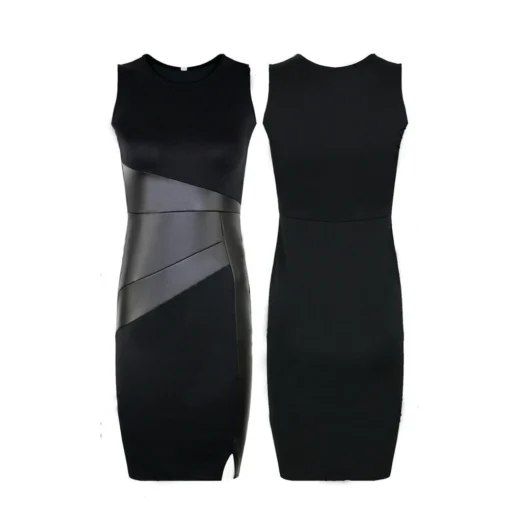 Black prom dresses: Sexy slim mini lace party wear - Image 5