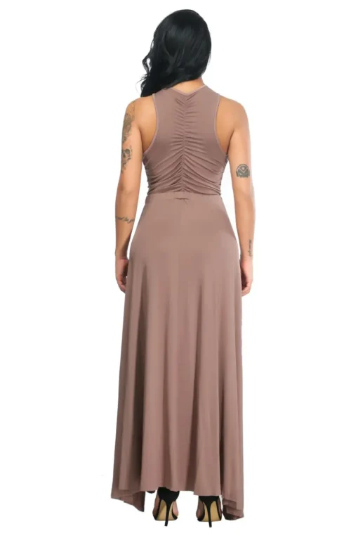 Sexy Cross Strap Off Shoulder Split Black Long Dress Party Club Plus Size - Image 5